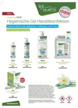 Hygienische Gel Handdesinfektion Produktübersicht